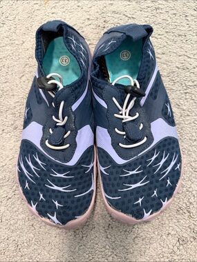 Kids Navy and Light Purple Active Water Shoes